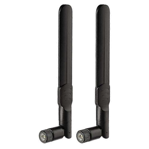 Antenne 4G LTE 8DBi SMA Plug Antenne (2 pièces) Compatible 4G LTE Routeur Home Phone Hotspot Mod