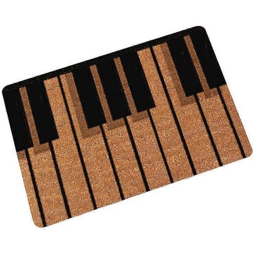 Touches De Piano Notes De Musique Tapis De Porte D'entrée -Extérieur / Intérieur Tapis De Porte D'entrée Maison
