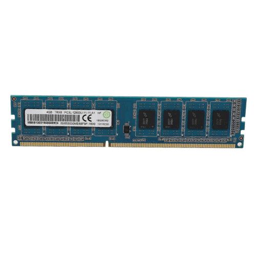 DDR3 4GB Mémoire de bureau 1RX8 PC3L-12800U 1600Mhz 240Pins 1.35V CL11 DIMM RAM pour carte mère AMD