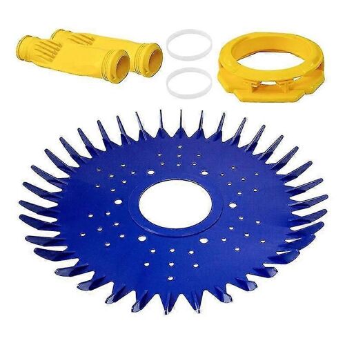 Pour Zodiac G3 W70329 Joint à ailettes / Disque / Jupe amp; W69698 Membrane de nettoyage de piscine et W70327 Coussin de pied pour piscine