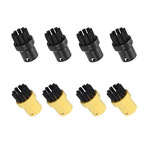 Paquet de 8 brosses à poils de buse d'outil à main pour nettoyeur vapeur SC1 SC2 SC3 SC4 SC5 SC7