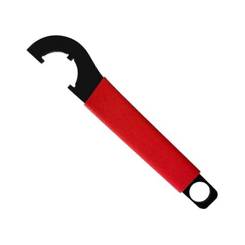 Clé à écrou crénelé 1 1/4 avec poignée sans caoutchouc,clé à molette à molette outil tampon tube contre-écrou