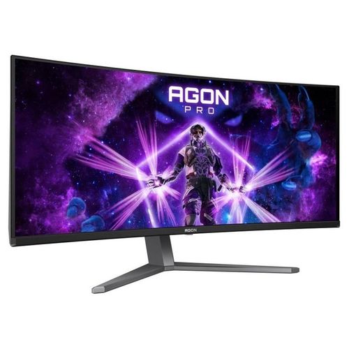 AOC AGON PRO AG346UCD - Moniteur OLED - jeux - incurvé - 34" - 3440 x 1440 @ 175 Hz - 15000000:1 - DisplayHDR 400 True Black - 0.03 ms - 2xHDMI, DisplayPort - haut-parleurs - gris foncé