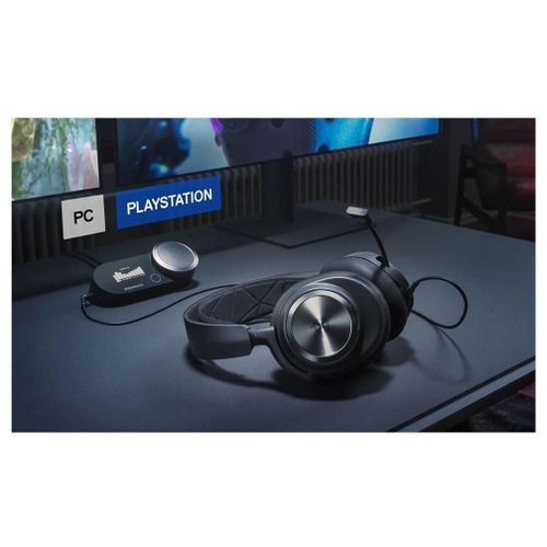 SteelSeries Arctis Nova Pro - Micro-casque - circum-aural - filaire - Suppresseur de bruit actif - avec GameDAC Gen 2 - pour Sony PlayStation 4, Sony PlayStation 5