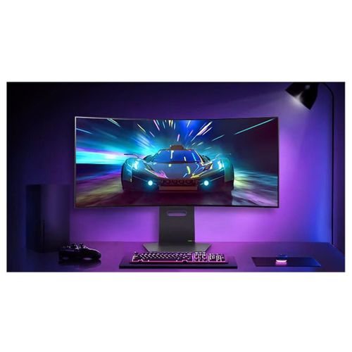 LG UltraGear 39GS95QE-B - Moniteur OLED - jeux - incurvé - 39" - 3440 x 1440 UWQHD @ 240 Hz - 275 cd/m² - 1500000:1 - DisplayHDR 400 True Black - 0.03 ms - 2xHDMI, DisplayPort