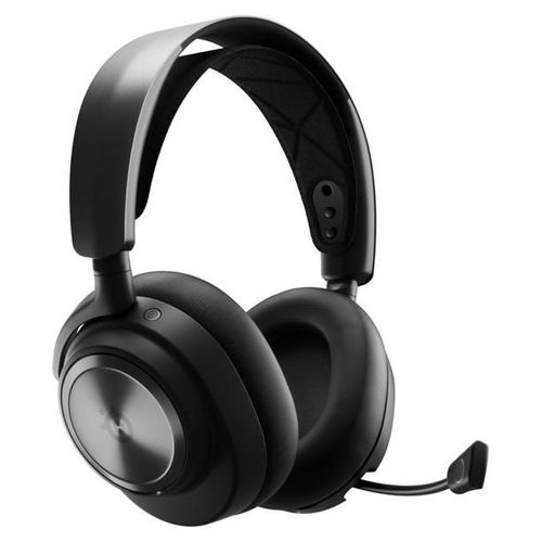 SteelSeries Arctis Nova Pro Wireless - Micro-casque - circum-aural - fréquence/Bluetooth radio de 2,4 GHz - sans fil - Suppresseur de bruit actif - avec GameDAC Gen 2 - pour Nintendo Switch; Sony...