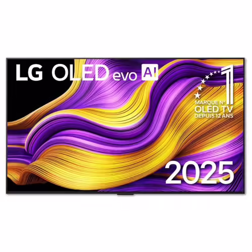 TV LG OLED evo G5 OLED55G54LW 55" (139 cm) 2025 4K UHD Processeur α11 AI 4K Gen2