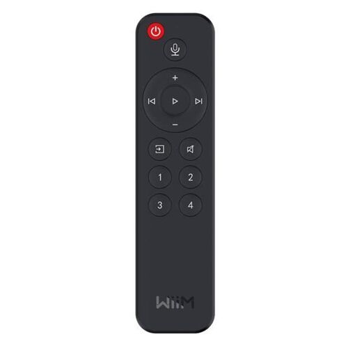 TÉLÉCOMMANDE VOCALE WIIM REMOTE POUR LECTEURS RÉSEAUX HI FI MINI PRO ET PRO PLUS NOIR