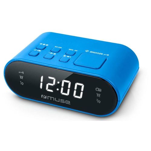 Muse M-10 BL - Radio-réveil - bleu
