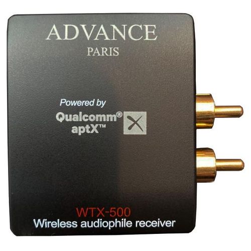 Advance Acoustic WTX-500 - Récepteur audio sans fil Bluetooth pour téléphone portable, lecteur numérique, tablette