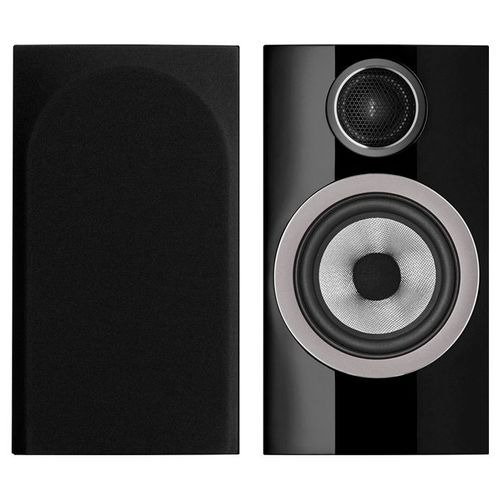 Bowers & Wilkins 707 S3 Noir laqué - Enceinte Bibliothèque (la paire)