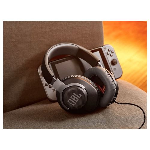 JBL Quantum 100 - Micro-casque - circum-aural - filaire - jack 3,5mm - noir