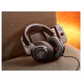 JBL Quantum 100 - Micro-casque - circum-aural - filaire - jack 3,5mm - noir