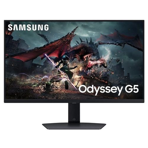 Samsung Odyssey G5 S27DG500EU - écran LED gaming 27" - 2560 x 1440 QHD @ 180 Hz - IPS - 350 cd/m² - 1000:1 - DisplayHDR 400 - 1 ms - HDMI, DisplayPort - noir