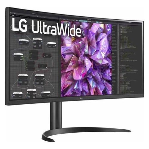 LG UltraWide 34WQ75C-B - Écran LED - incurvé - 34.14" - 3440 x 1440 UWQHD @ 60 Hz - IPS - 300 cd/m² - 1000:1 - HDR10 - 5 ms - 2xHDMI, DisplayPort, USB-C - haut-parleurs