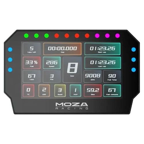 Moza Racing Cm2 Hd Racing Dash (Rs072) - Tableau De Bord De Simulation