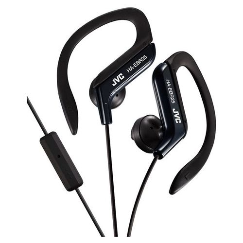 JVC HA-EBR25 - Écouteurs avec micro - embout auriculaire - montage sur l'oreille - filaire - jack 3,5mm - noir