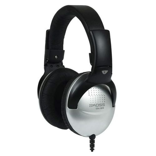 Casque avec Fil, DJ Headphones Over Ear Fermé Professionnel, Jack 3.5 mm, , Noir/Argent, KOSS, UR29