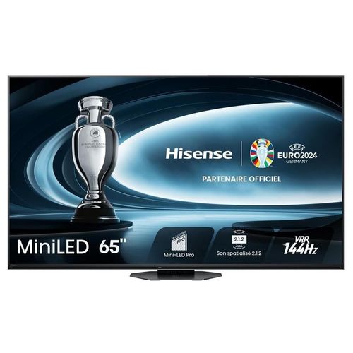 TV Mini-LED HISENSE 65U8NQ 65" UHD 4K 144Hz 2024