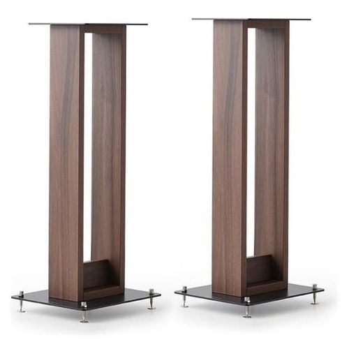 Pied d'enceinte NorStone Alva Plus Noir / Noyer (la paire)