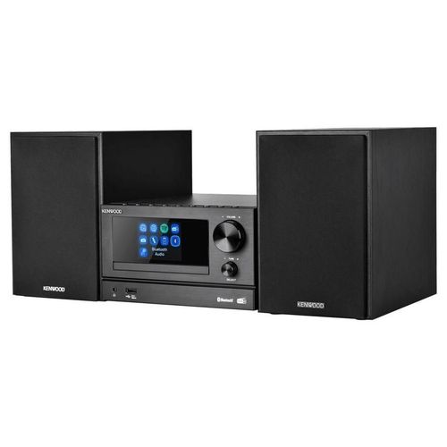 Kenwood M-7000S-B Micro chaîne Noire avec Bluetooth, USB, CD, Radio Dab + ou FM