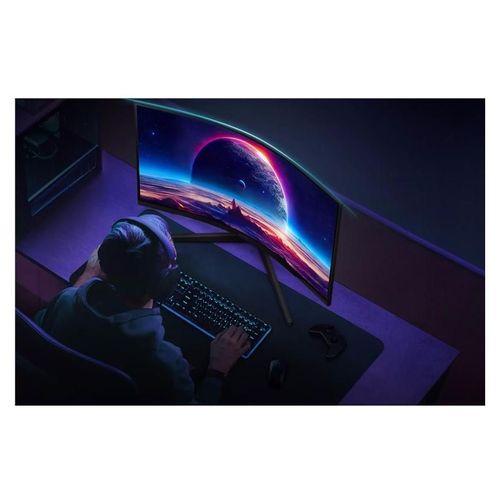 Samsung Odyssey G5 S27CG552EU - G55C Series - écran LED - jeux - incurvé - 27" - 2560 x 1440 QHD @ 165 Hz - VA - 300 cd/m² - 2500:1 - HDR10 - 1 ms - HDMI, DisplayPort - noir