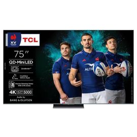 TV QD-Mini LED Tcl 4K UHD 75C9K 191 cm 2025