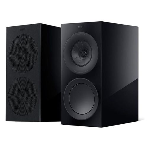 KEF R3 Meta Noir laqué - Enceinte Bibliothèque (la paire)