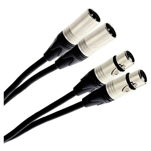 Câble Bretelle XLR Femelle 3b - XLR Mâle 3b 0.60m Elite