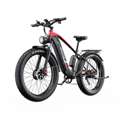 Vélo Électrique Duotts F26 2750 W , Vitesse Maximale 55 Km/H, Samsung 48 V 20 Ah, Pneus Larges 26 X 4 Pouces, Autonomie 120 Km, Freins Hydrauliques Shimano 7 Vitesses - Noir