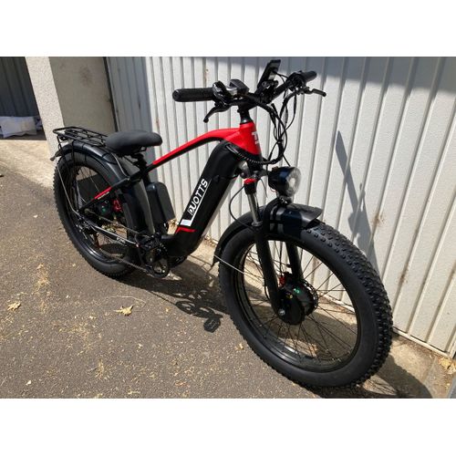 Vélo Électrique Duotts F26 2750 W , Vitesse Maximale 55 Km/H, Samsung 48 V 20 Ah, Pneus Larges 26 X 4 Pouces, Autonomie 120 Km, Freins Hydrauliques Shimano 7 Vitesses - Argent