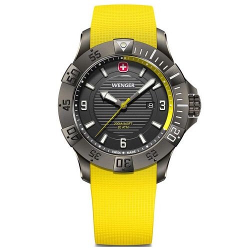 Mens Watch Wenger 01.0641.145, Quartz, 43mm, 20atm