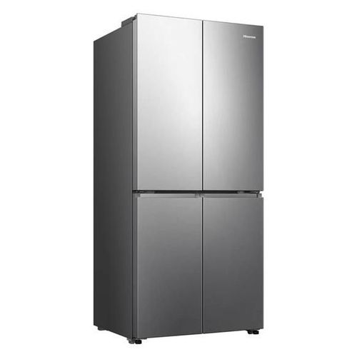 Réfrigérateur-congélateur Hisense RQ5P470SEIE - congélateur inférieur à porte française - WiFi - 79.4x69.8x178.5 cm (lxpxh) - 483 litres - classe E - métal brillant