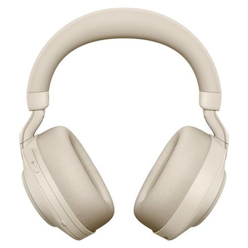 Jabra Evolve2 85 MS Stereo - Micro-casque - circum-aural - Bluetooth - sans fil, filaire - Suppresseur de bruit actif - jack 3,5mm - isolation acoustique - beige - Certifié pour Microsoft Teams