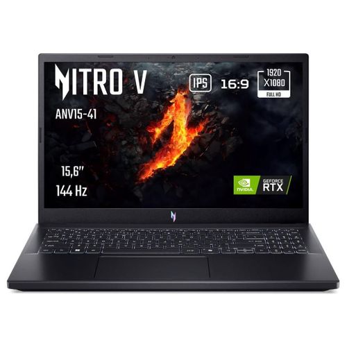 Acer Nitro V 15 ANV15-41 - 15.6" Ryzen 5 6600H 16 Go RAM 512 Go SSD Noir AZERTY