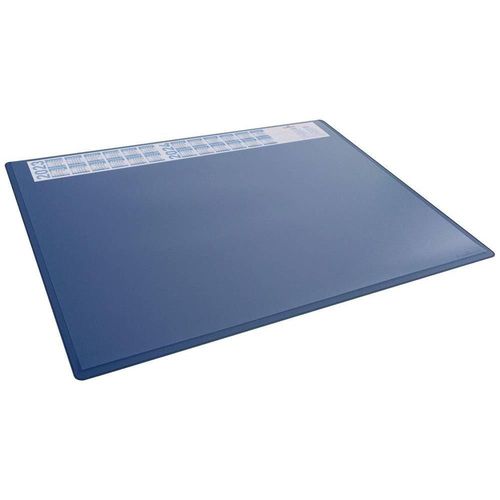 Durable Sous-Main Avec Calendrier, Pp, Bleu Foncé
