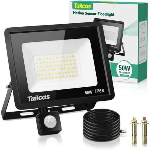 Projecteur Led Exterieur 50w Avec Detecteur De Mouvement Tailcas