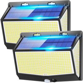 Lampe Solaire Exterieur, 468led 2000lm Lampe Solaire Exterieur Detecteur De Mouvement, 3 Modes Lumiere Solaire Exterieur, Ip65 Eta