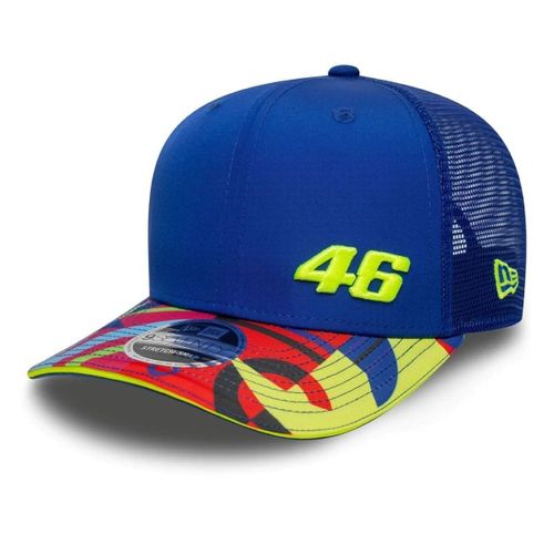 Casquette 9seventy Stretch Snap Vr46 Vale Fanwear Adulte Taille Unique Bleu