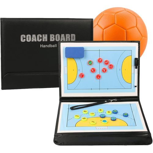 Tableau Tactique De Handball-12.6"" X 9.6"" Tableau Magnétique D'entraîneur De Handball-Tactique Board Handball Pliable-Excellents Cadeaux D'entraîneur De Handball Pour Hommes