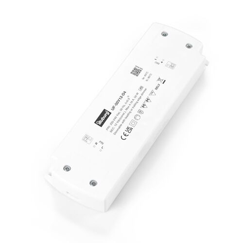 Transformateur LED 12V 20W-50W Variable TRIAC Ultra Fin Plat pour Bande Ampoule LED Bloc d'Alimentation Driver