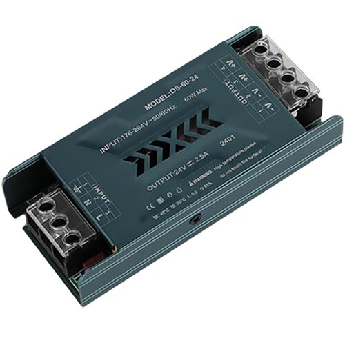 Transformateur LED Driver 110V 220V AC à 24V DC Convertisseur 60W 2.5A Power Supply Ultra Mince Transfo Adaptateur Alimentation,d'alimentation Basse Tension Transfo LED de Tension Constante