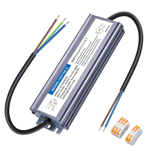 Hdkha-Ip67 Étanche Transformateur 220v 12v Led Driver 150w Dc Alimentation 12v 12.5a Transfo Pour L'éclairage Led Intérieur Et Extérieur