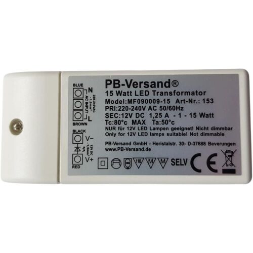 Transformateur driver ampoule à LED G4 DC 12à V 0,5-15à W