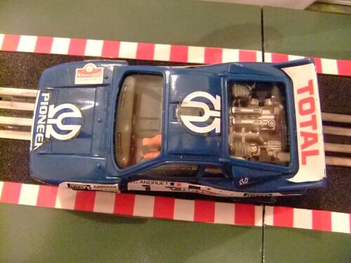 Scalextric Lancia Rally 037 Blue Ref.4073 Con Luz Made In Spain-Scalextric