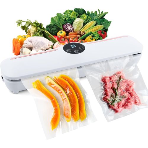 Machine Appareil Sous Vide Alimentaire,Appareil Mise Sous Vide Alimentaire,62 KPA Machine Sous Vide Cuisine et la Conservation,Sous Videuse Alimentaire,Machine Sous Vide Rechargeble