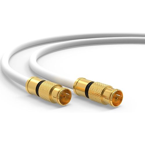 5 voies 2 m 135 dB Fiche F mâle rapide Fiche câble satellite numérique Câble d'antenne coaxial câble coaxial Full HD 3D 4 K