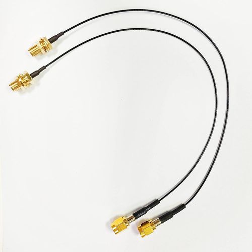 Câble D'extension D'antenne Wifi Rp Sma Mâle Vers Rp Sma Femelle Connecteur D'antenne Universel Pour Pont Wifi, Routeur/Module, Caméra De Sécurité Ip Sans Fil 25cm (2 Items)