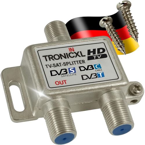 3D 4K HD UHD Répartiteur 2 Voies BK Câble Repartiteur d'antenne TV Satellite pour TNT télévision par câble Sat dvbs dvbs2 DVBT dvbc numérique Full TV Distributeur Opensys separateur