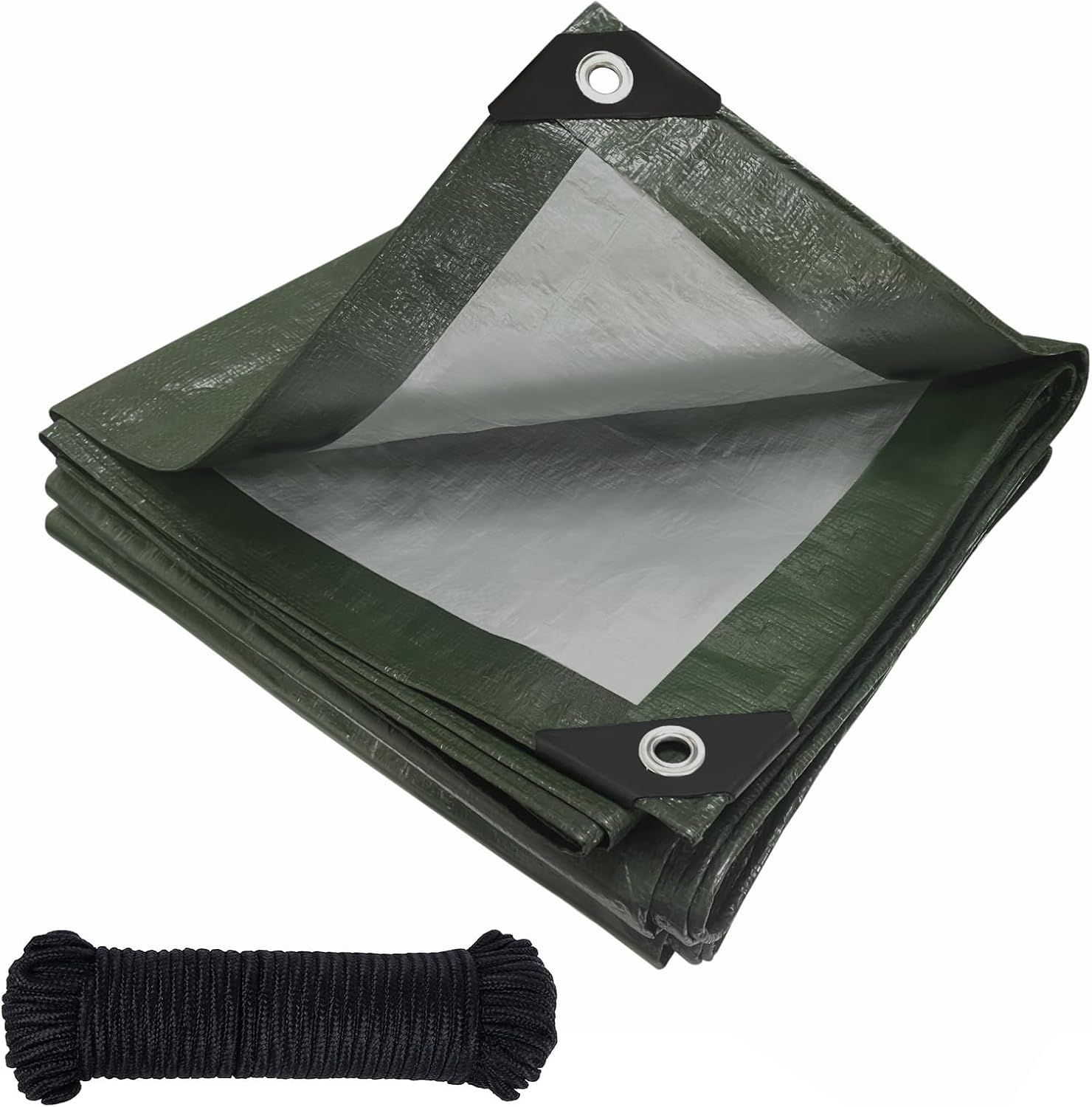 YANFEILI Bâche De Camion,1.5x6m 520g/m² Bois PVC Bâche Imperméable,Indéchirable Et Multi-Usage En Métal Pour